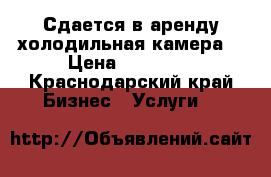 Сдается в аренду холодильная камера  › Цена ­ 40 000 - Краснодарский край Бизнес » Услуги   